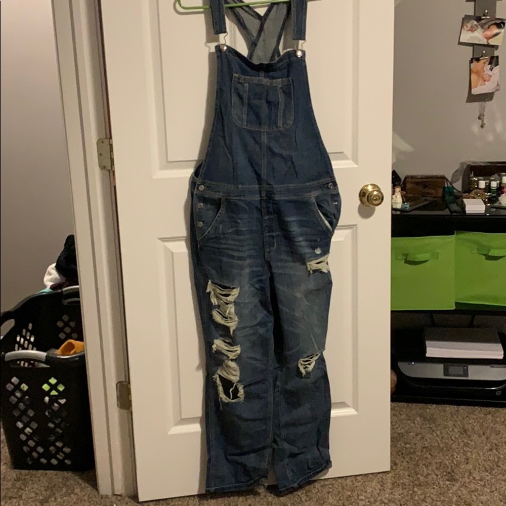 American Eagle overalls